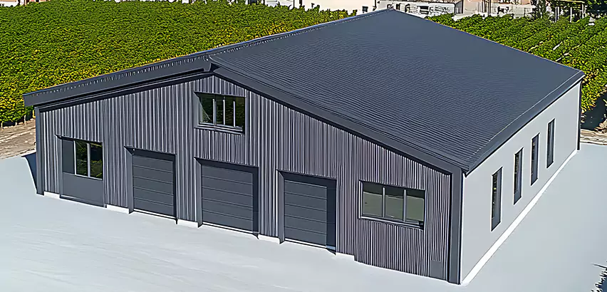Corrugated Garage Roof Repair in Elmwood Park