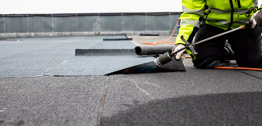 Residential Flat Roof Repair in Elmwood Park