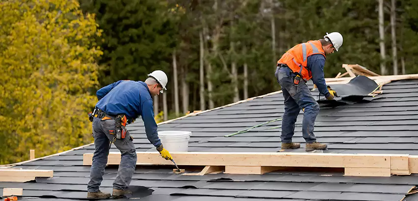 Garage Felt Roof Replacement in Elmwood Park