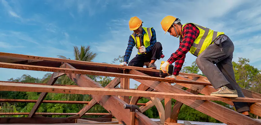 Mobile Home Roof Truss Repair in Elmwood Park